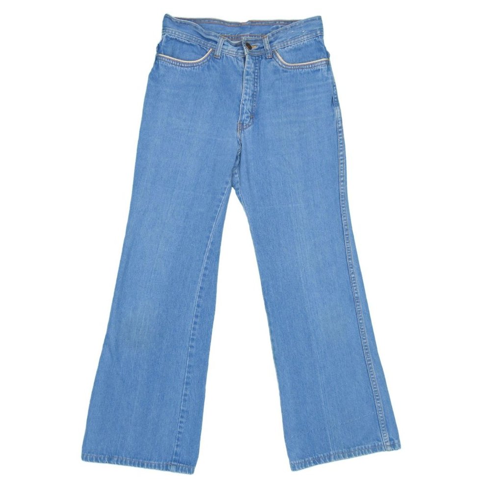 1970s Vintage Flared Male Jeans 27x28.5